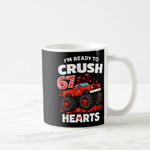 I'm Ready To Crush 67 Hearts Truck Valentines Day  Coffee Mug