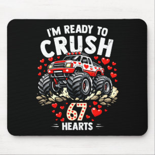 I'm Ready To Crush 67 Hearts Truck Valentines Day Mouse Pad