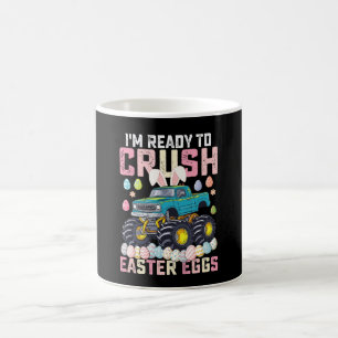 I'm Ready To Crush Easter Eggs Monster Truck Coffee Mug