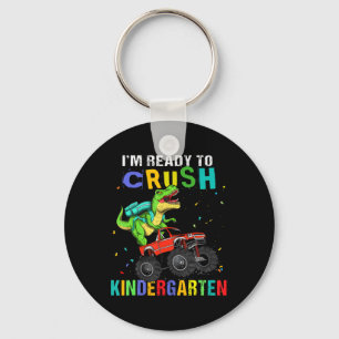 I'm Ready To Crush Kindergarten Dinosaur Ck To Sch Keychain