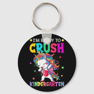 I'm Ready To Crush Kindergarten Happy First Day Of Keychain