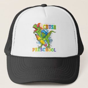 I'm Ready To Crush Preschool Dino Back To School B Trucker Hat