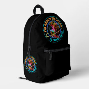 I'm ready to crush second grade printed backpack