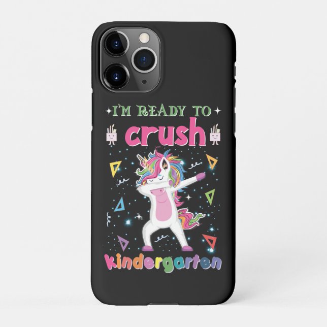 I'm Ready To Crush The Kindergarten iPhone Case (Back)
