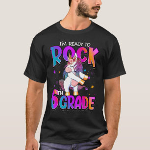 I'm Ready To Rock 6th Grade Unicorn Back To School T-Shirt