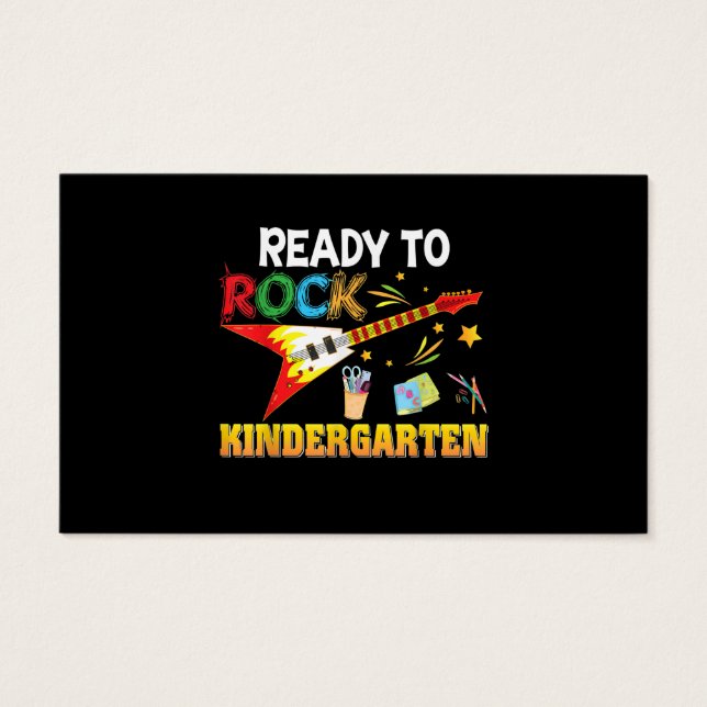 I'm Ready To Rock Kindergarten Back To School (Front)