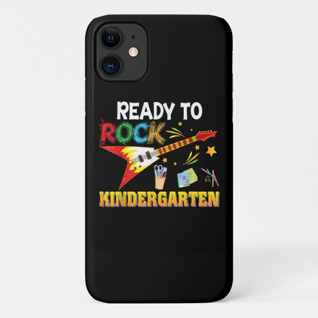 I'm Ready To Rock Kindergarten Back To School Case-Mate iPhone Case (Back)