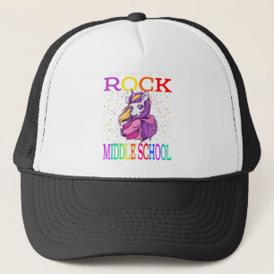 I'm Ready To Rock Middle School Back To School Trucker Hat