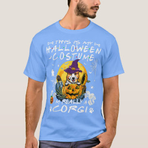 I'm Really A Corgi Dog Lover Halloween Costume 524 T-Shirt