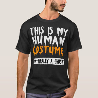 Im Really A Ghost Costume Halloween Couples Costum T-Shirt
