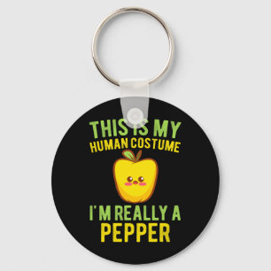 I'm Really A Pepper Toddler Kids Funny Kawaii Hall Keychain