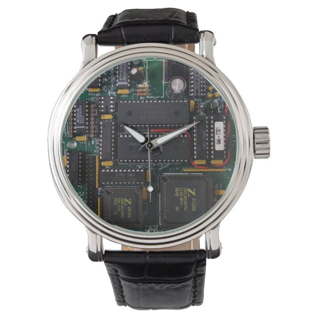 I'm Really Board PCB Wrist Watch (Front)