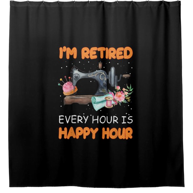 Im Retired Every Hour Is Happy Hour | Quilting (Front)
