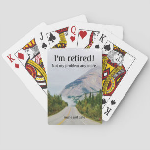 I'm Retired Playing Cards