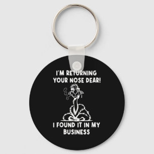 I'm Returning Your Nose Dear! I Found It In My Bus Keychain