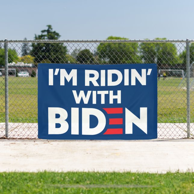 I'm Ridin With Biden 2024 Banner (Insitu)