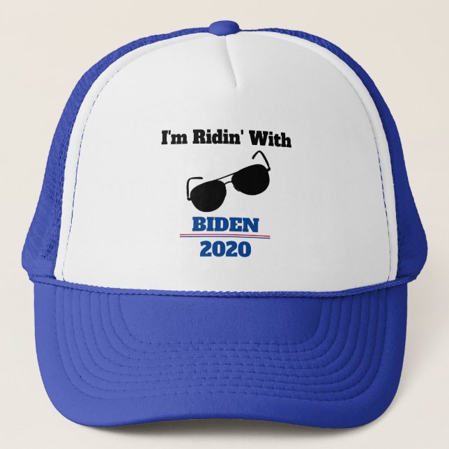 I'm Ridin' with Biden in 2020 Trucker Hat (Front)