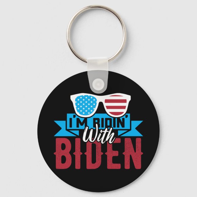 I'm Ridin With Biden Keychain (Front)
