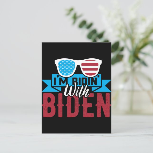 I'm Ridin With Biden Postcard (Standing Front)