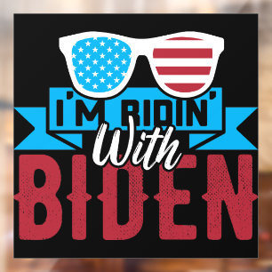 I'm Ridin With Biden Window Cling