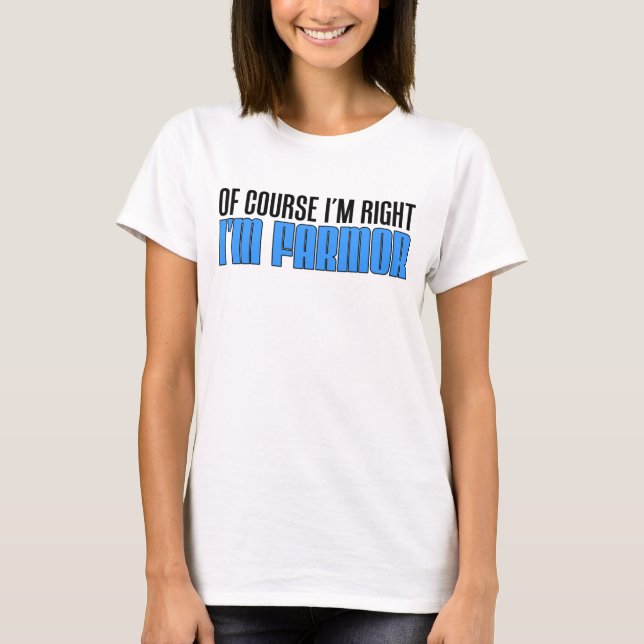 I'm Right I'm Farmor T-Shirt (Front)