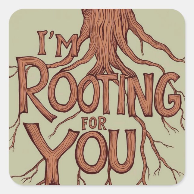 I'm Rooting For You Stickers (Front)