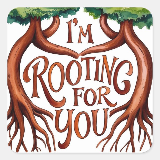 I'm Rooting For You Stickers (Front)