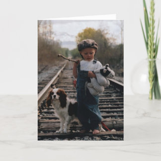 IM RUNNING AWAY CARD