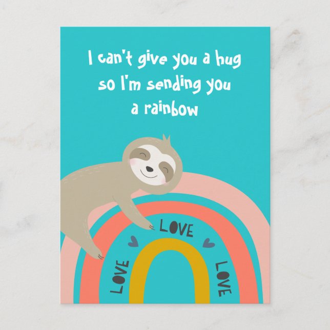 I'm Sending You A Rainbow Postcard (Front)