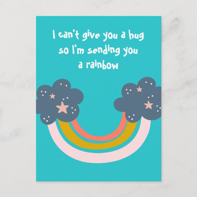 I'm Sending You A Rainbow Postcard (Front)