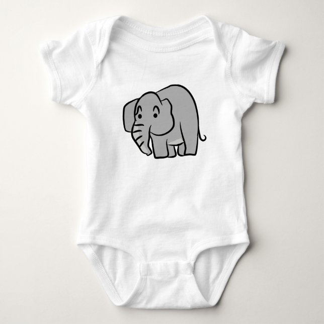 I'm Shocked Baby Bodysuit (Front)