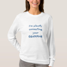 I'm silently correcting your grammar