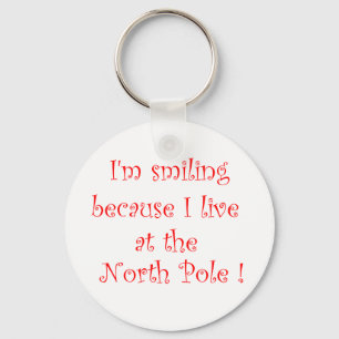 I'm smiling because...-keychain keychain