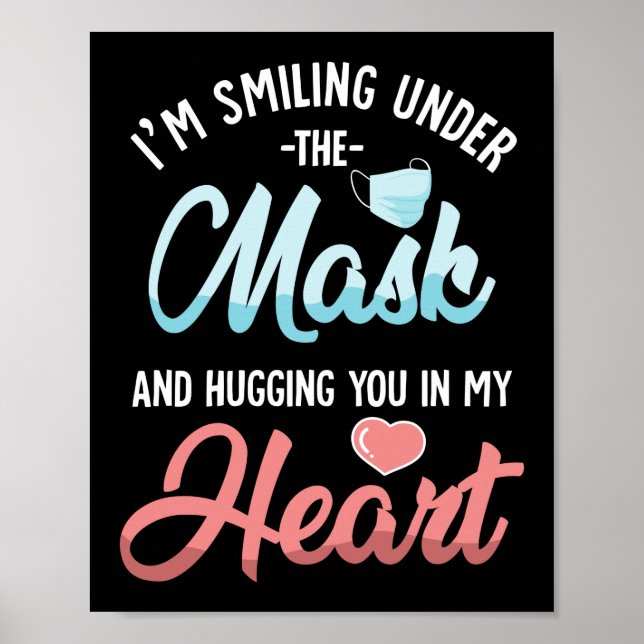 I'm Smiling Under The Mask | Occupational Poster (Front)