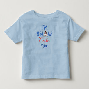 I'm Snow Cute Toddler Fine Jersey T-Shirt