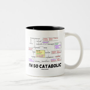 I'm So Catabolic (Proteinogenic Amino Acids) Two-Tone Coffee Mug
