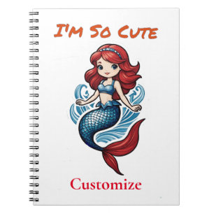 I'm So Cute Mermaid Thunder_Cove  Notebook
