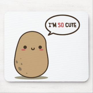 I'm so cute potato mouse pad