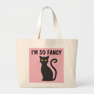 I'M SO FANCY CAT TOTES PURSES
