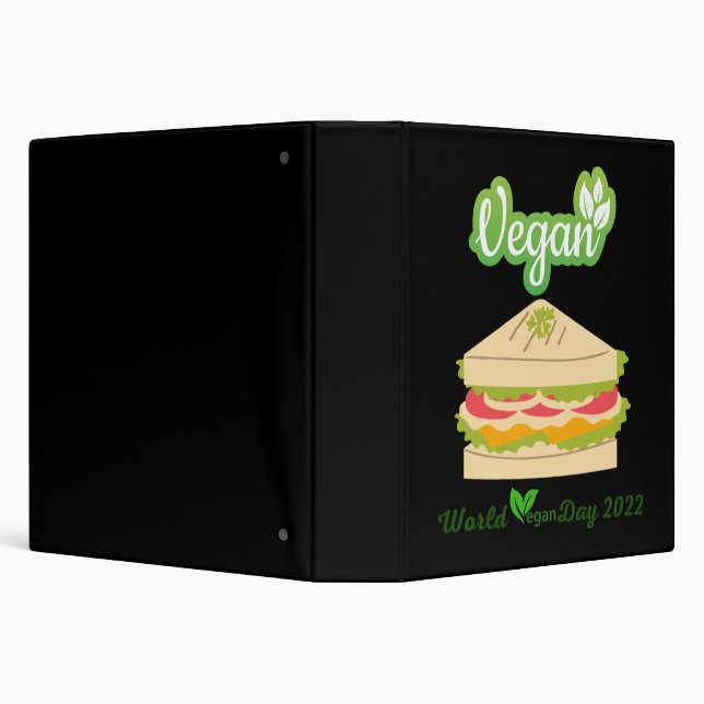 I'm So fresh Vegan day 2022 Sticker1 Binder (Background)