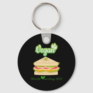 I'm So fresh Vegan day 2022 Sticker1 Keychain