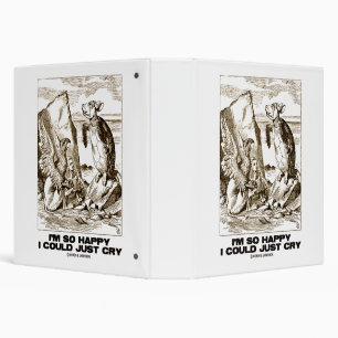 I'm So Happy I Could Just Cry Alice Mock Turtle Binder