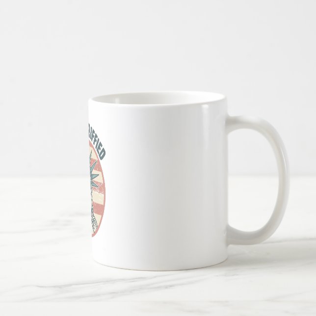 I'm So Tariffied Funny Trump Tariffs  Coffee Mug (Right)