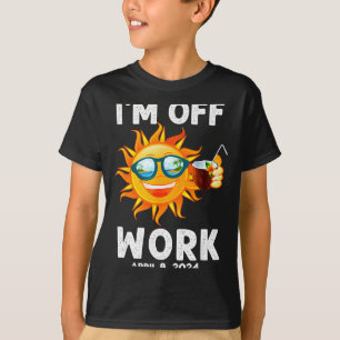 I'm Solar Eclipse Sun Off Work T-Shirt