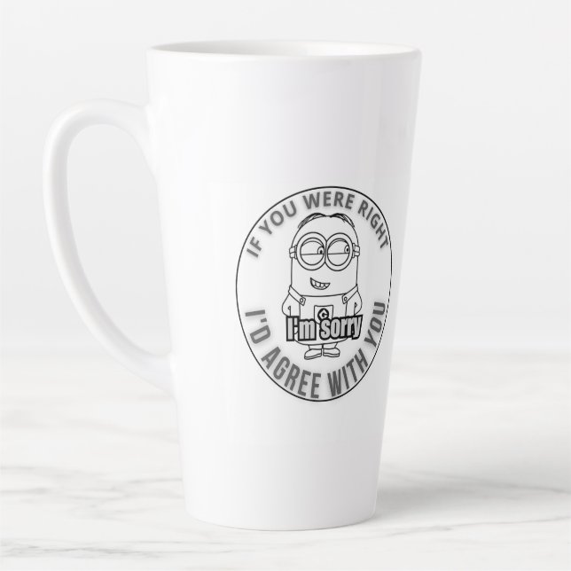 I'm soory latte mug (Left)
