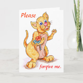 I'm Sorry Card