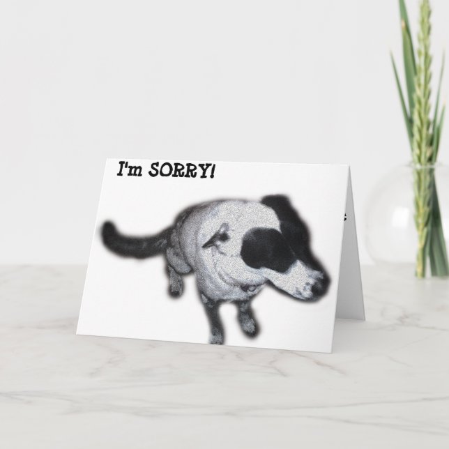 I'm SORRY! Card (Front)