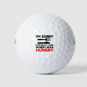 I'm Sorry For What I Said Golf Balls