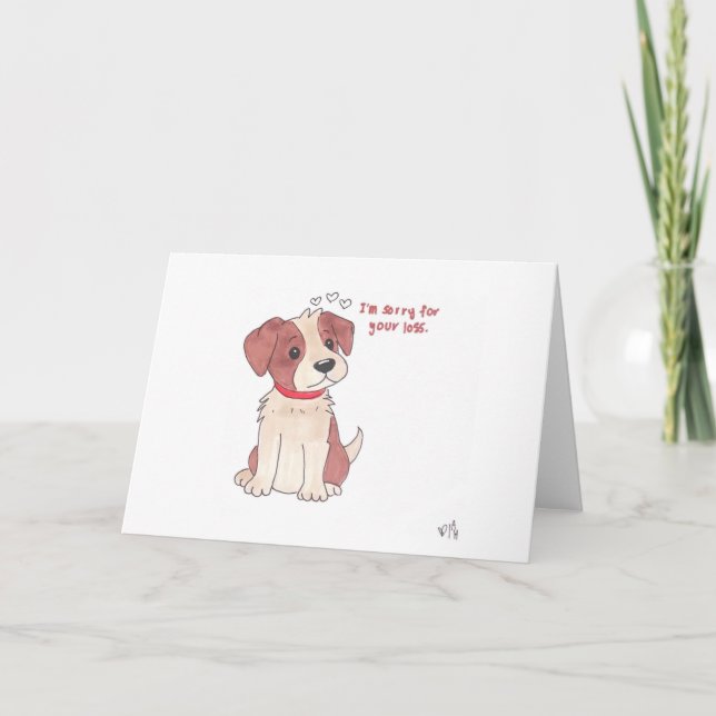 I'm Sorry For Your Loss Card (Front)