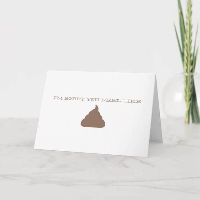 I&#x27;M SORRY FUNNY CARD (Front)